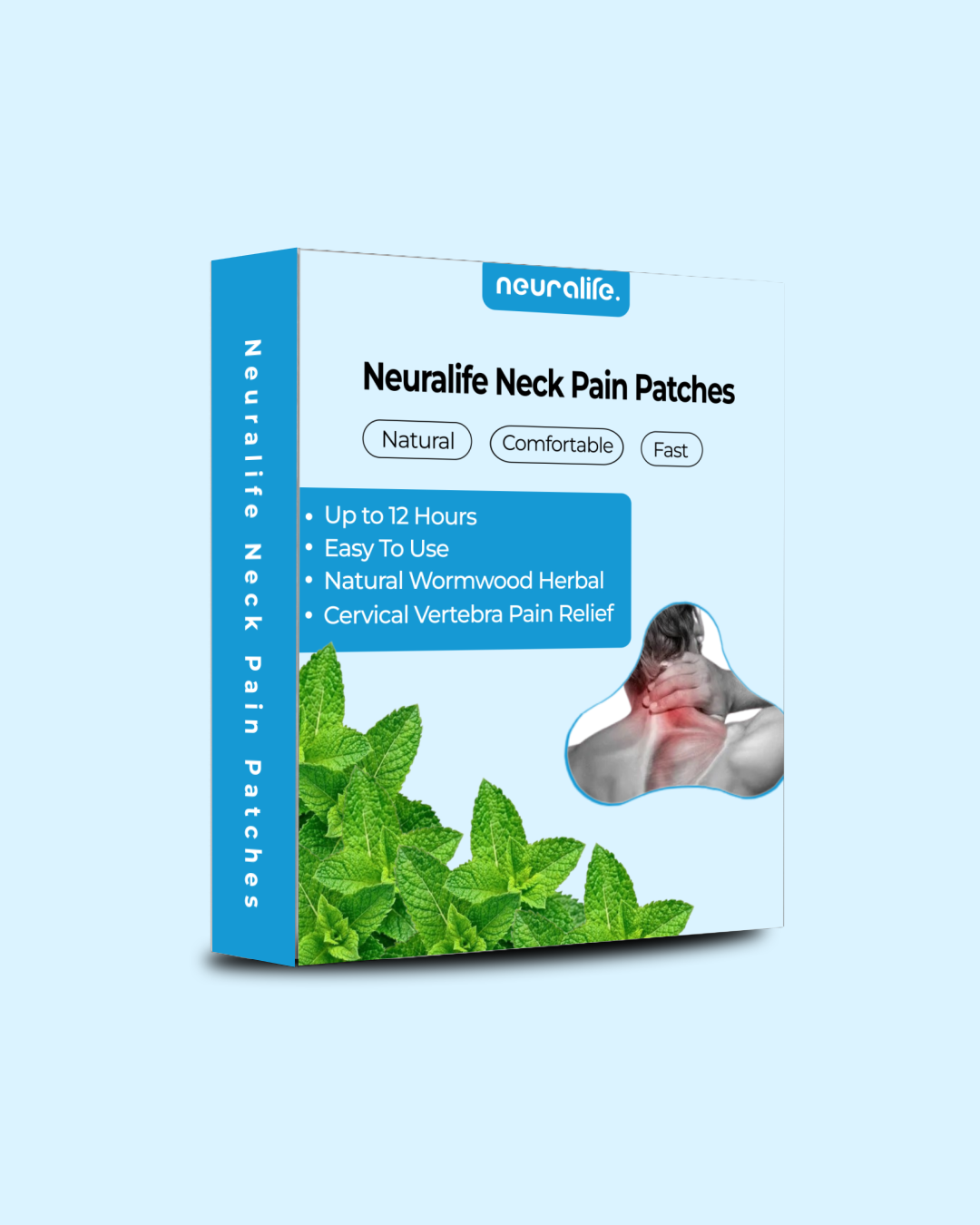 30PC Neck Pain Herbal Patches