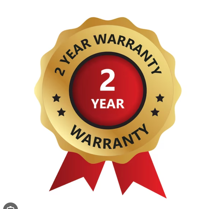 2 Year Replacement Warranty